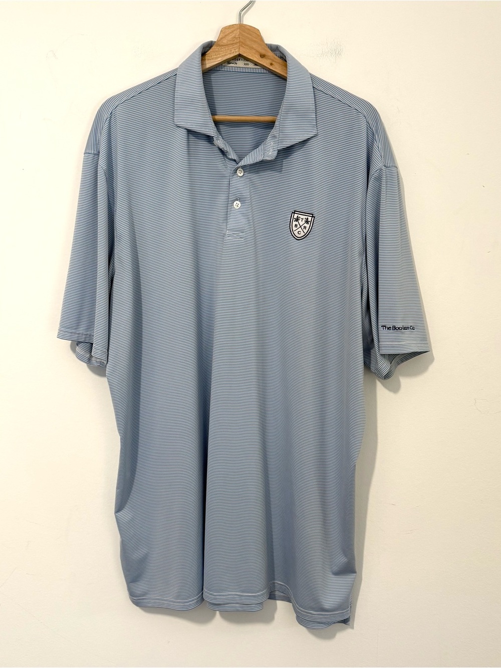 Holderness & Bourne The Perkins Stripe Performance Polo The Boca Raton Club - Picture 2 of 5